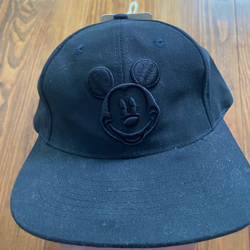Deadstock Mickey & Co. Black Embroidered Hat